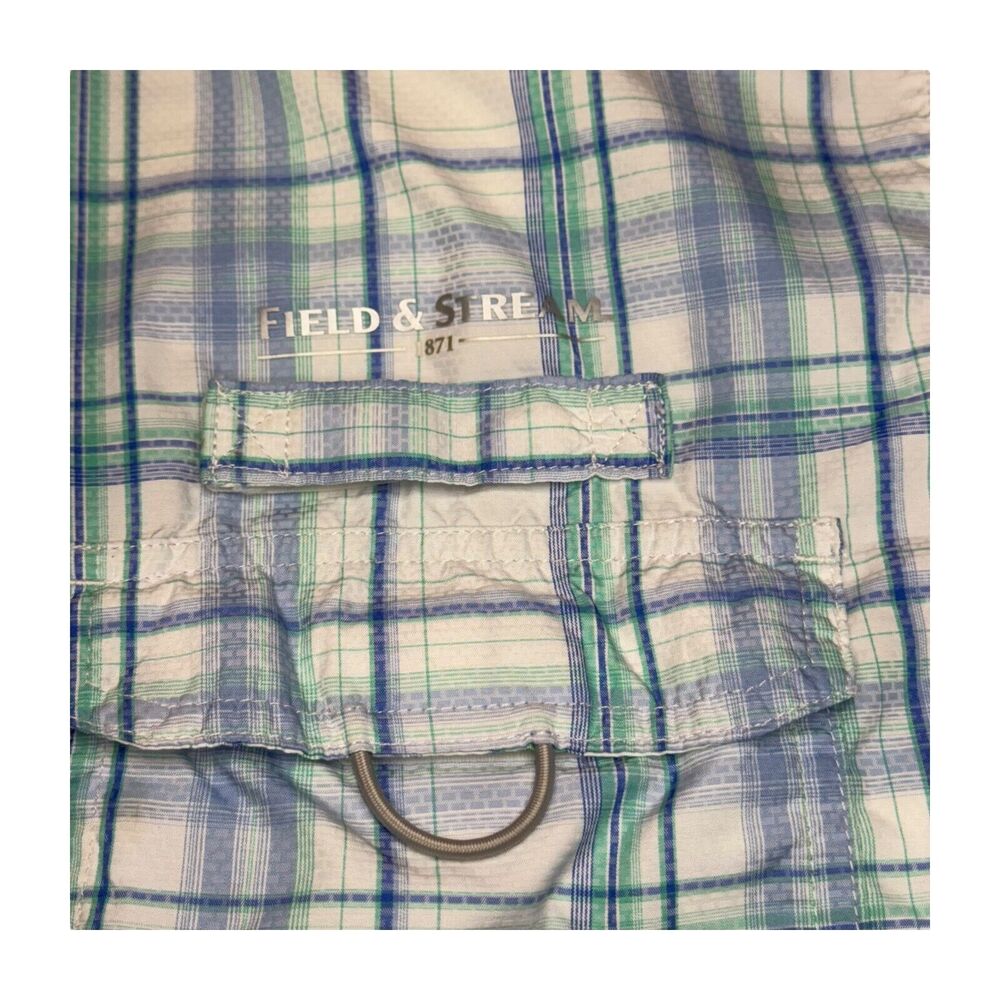 Field & Stream Shirt Men Large Multicolor Plaid Mesh Lined Vented Back Button-Up - Picture 7 of 7